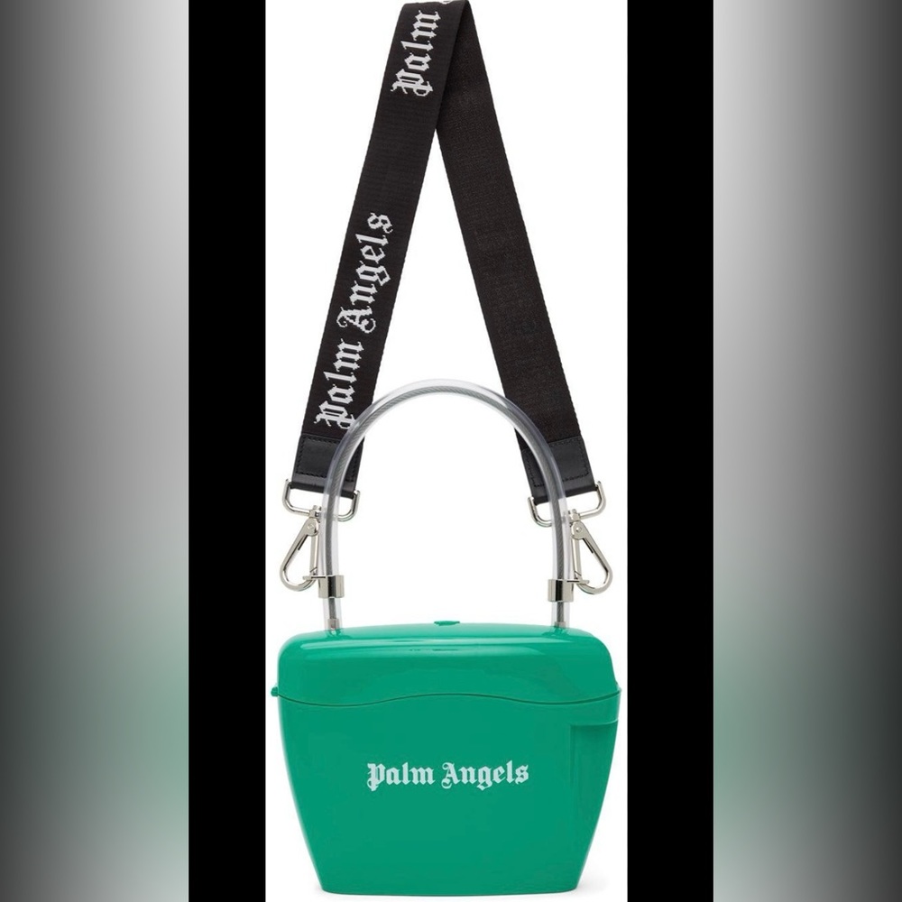 Palm angel green padlock bag